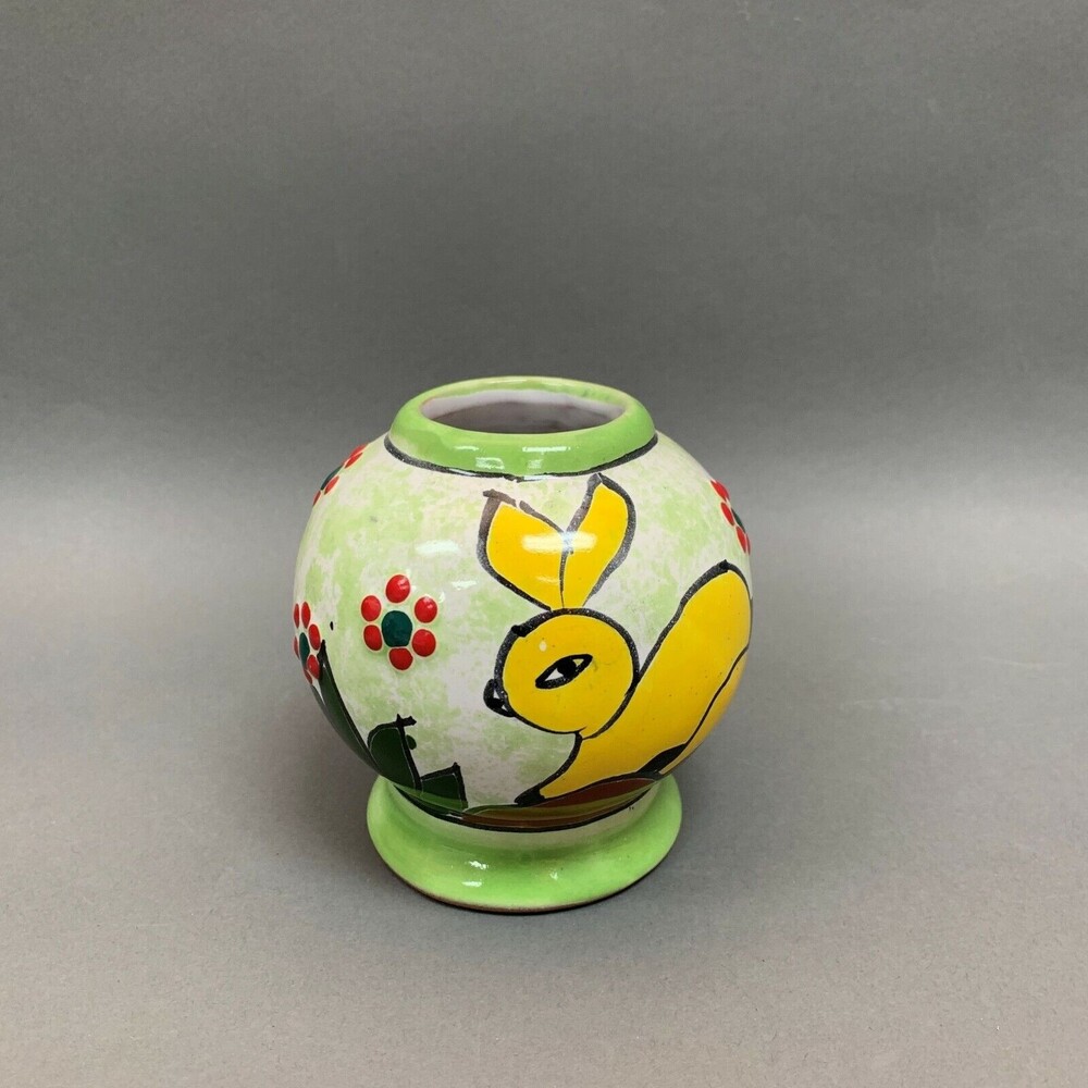 Ruth Mexico Short Vase Rabbit Bird‎ Multicolor